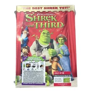 Shrek The Third‎ DVD Plus Bonus Soundtrack CD Dreamworks New Sealed